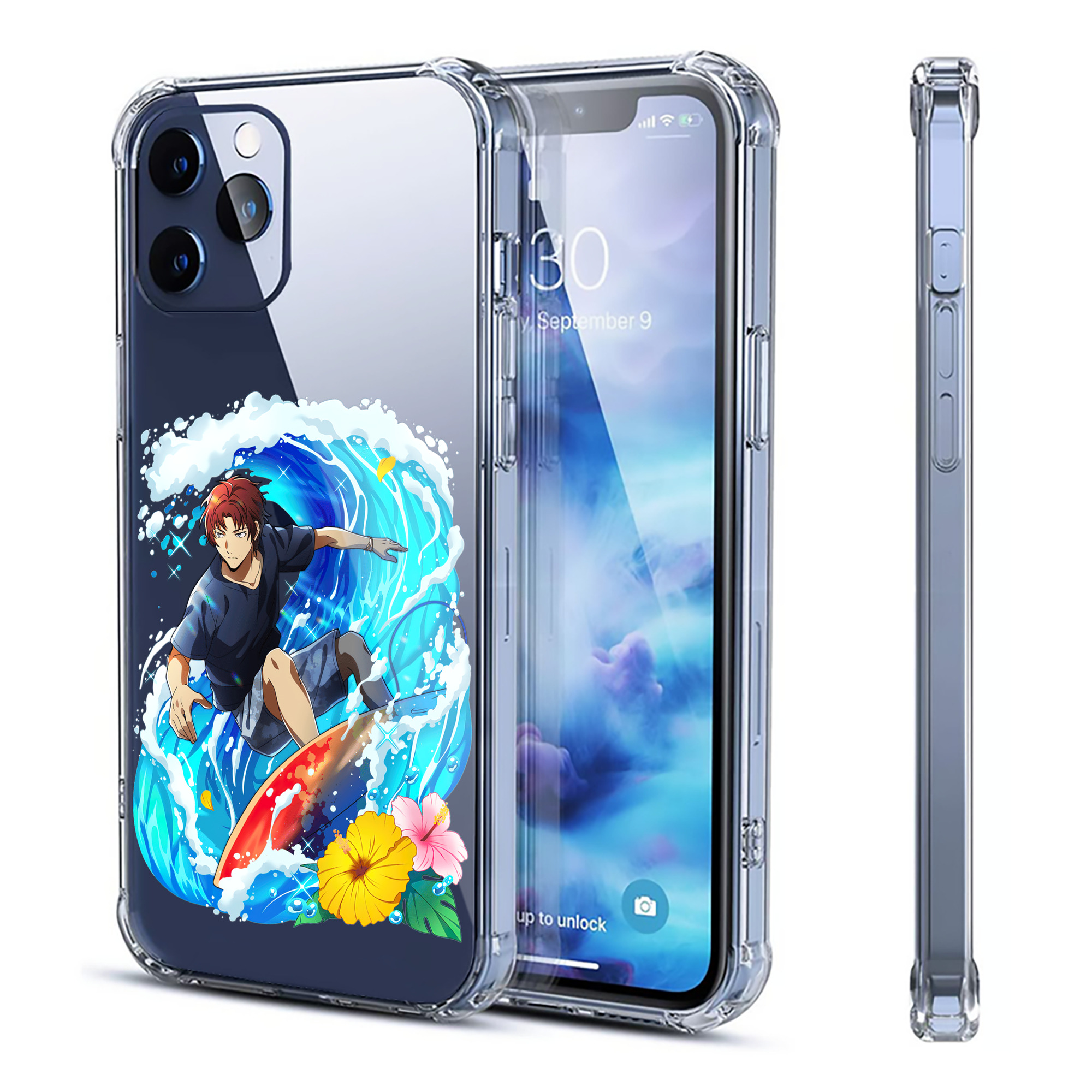 （画像用） 文豪ストレイドッグス Bungo Stray Dogs 【iPhone 12シリーズ対応】透明スマホケース（クリアソフトケース）